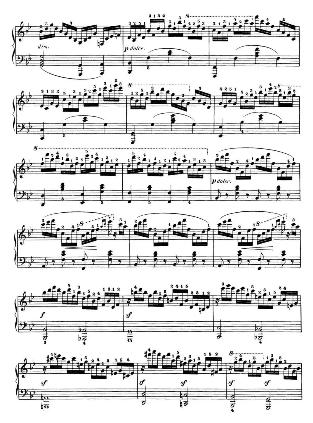 50首车尔尼Op.740钢琴手指灵巧技术练习曲（NO.14）