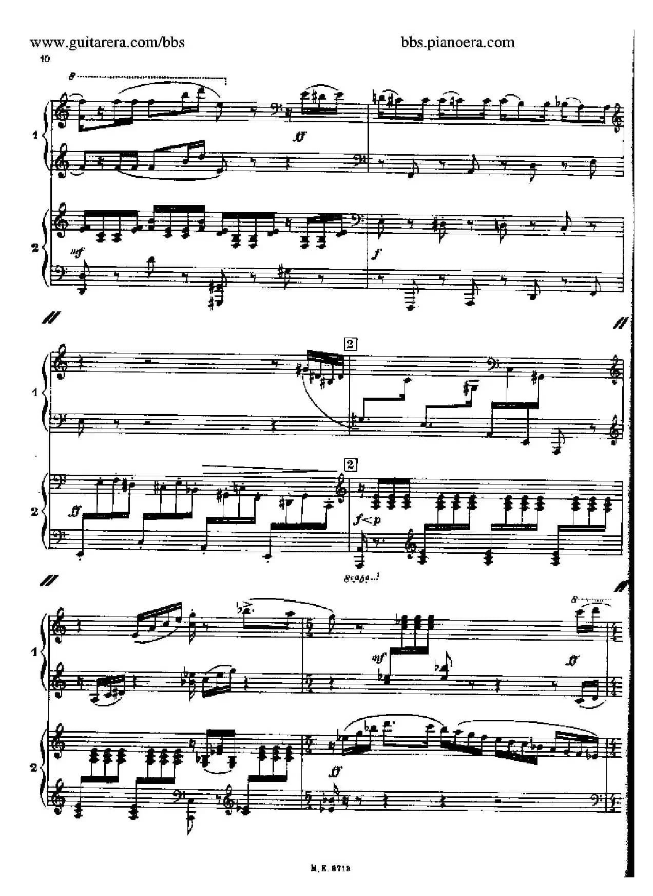 Sonata for Two Pianos（双钢琴奏鸣曲）