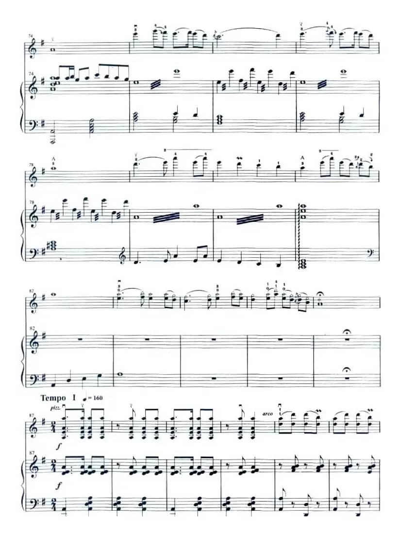 红军哥哥回来了（小提琴+钢琴伴奏）