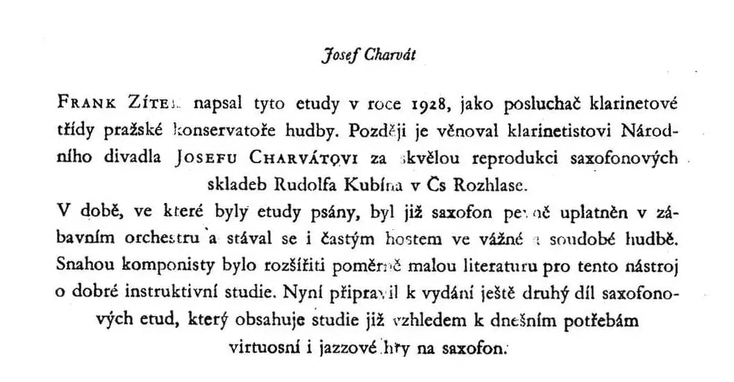 奇特克-萨克斯练习曲之一（ETUDY PRO SAXOPHON - FR ZITRK.op.3）