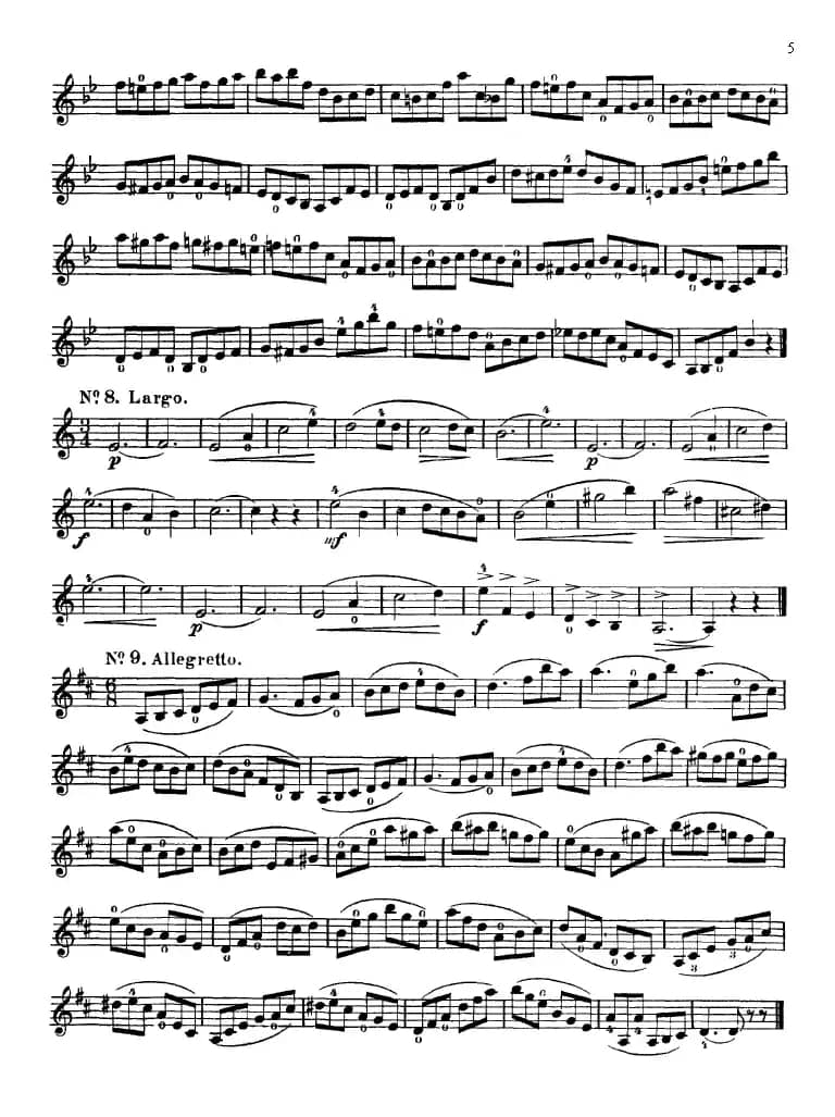 沃尔法特60首练习曲 Op.45（第1-10页）