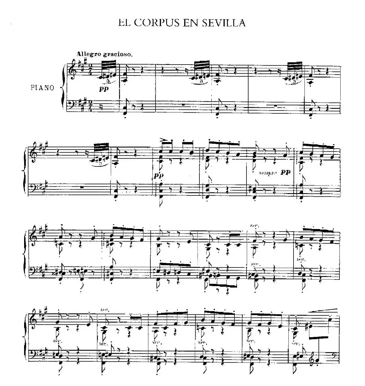 伊贝利亚组曲：EL CORPUS EN SEVILLA