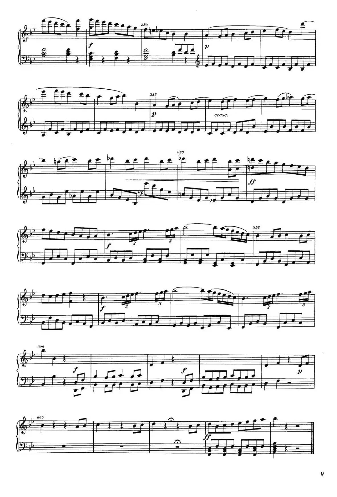 降B大调钢琴奏鸣曲 （Piano Sonata in B-flat Major Op.1）