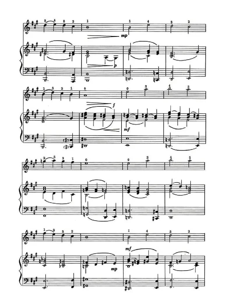 苦（小提琴+钢琴伴奏）