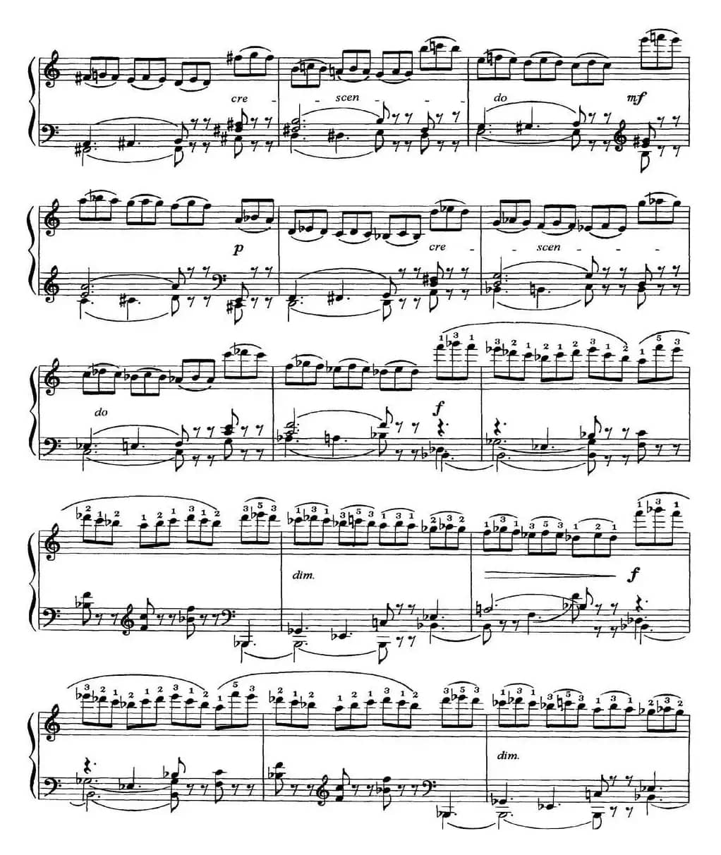 柴可夫斯基18首钢琴小品Op.72（10.Scherzo-fantaisie）