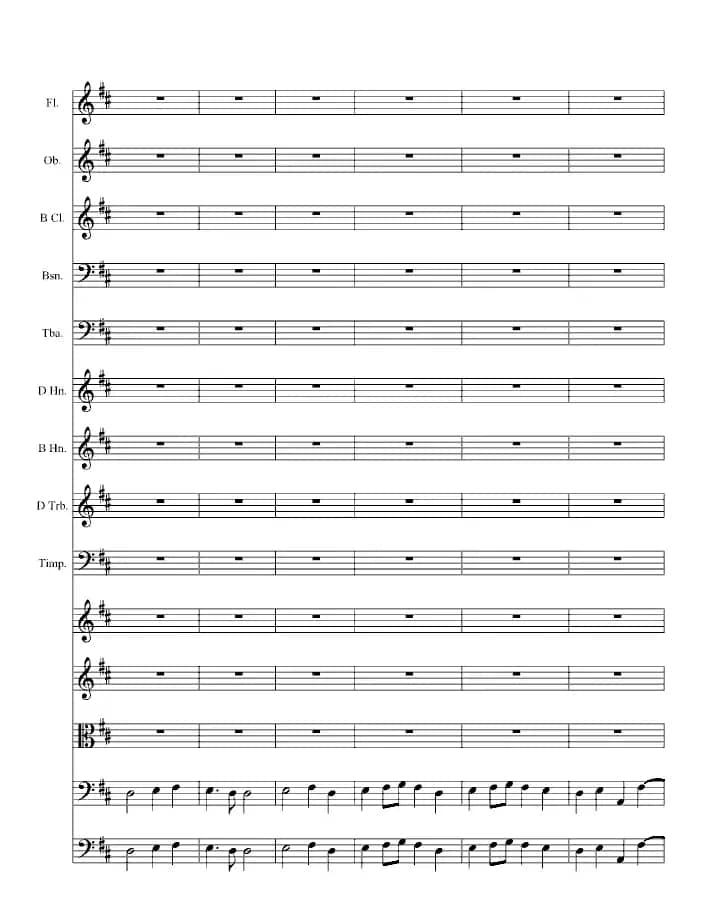 欢乐颂（总谱）