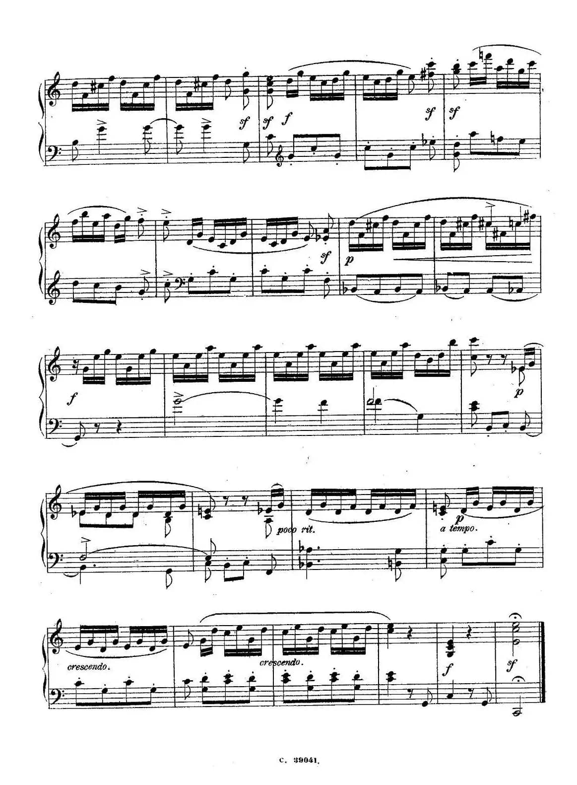 36 Etudes Rhythmiques et Melodiques Op.105（36首节奏与旋律练习曲 31—36）