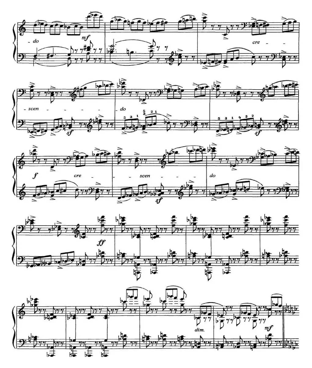 柴可夫斯基18首钢琴小品Op.72（10.Scherzo-fantaisie）