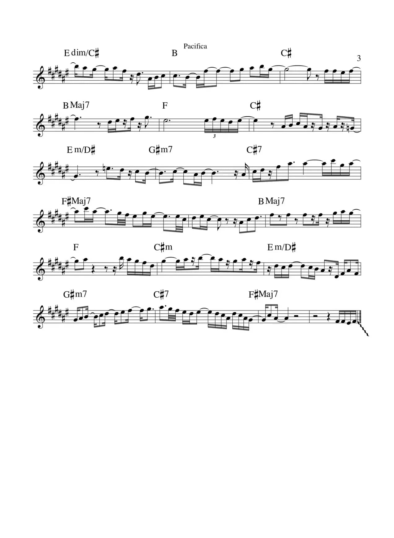 Pacifica（中音萨克斯）