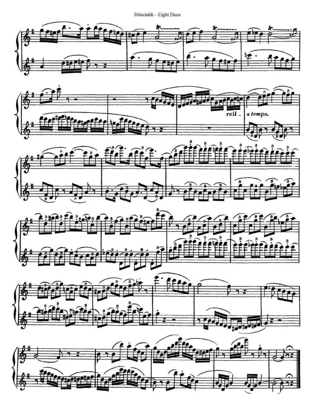 8首博瑞西亚第长笛二重奏（NO.3）