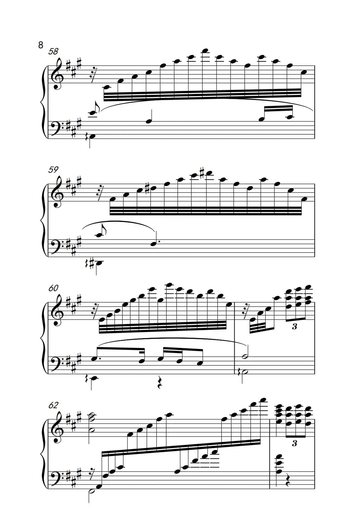 绒花（《弹吧音教》制谱版）