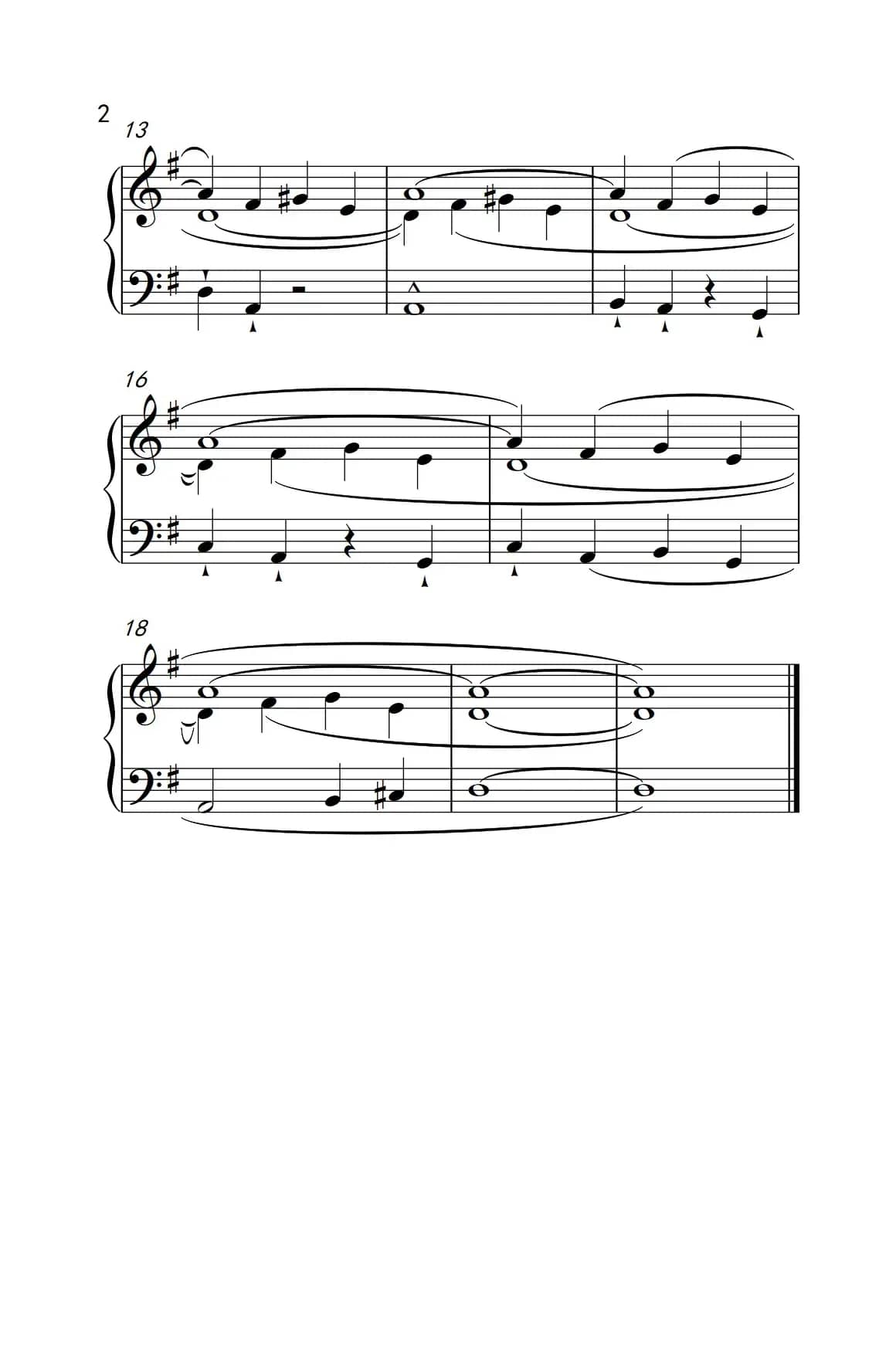 三声部（巴托克 小宇宙 钢琴教程 3）