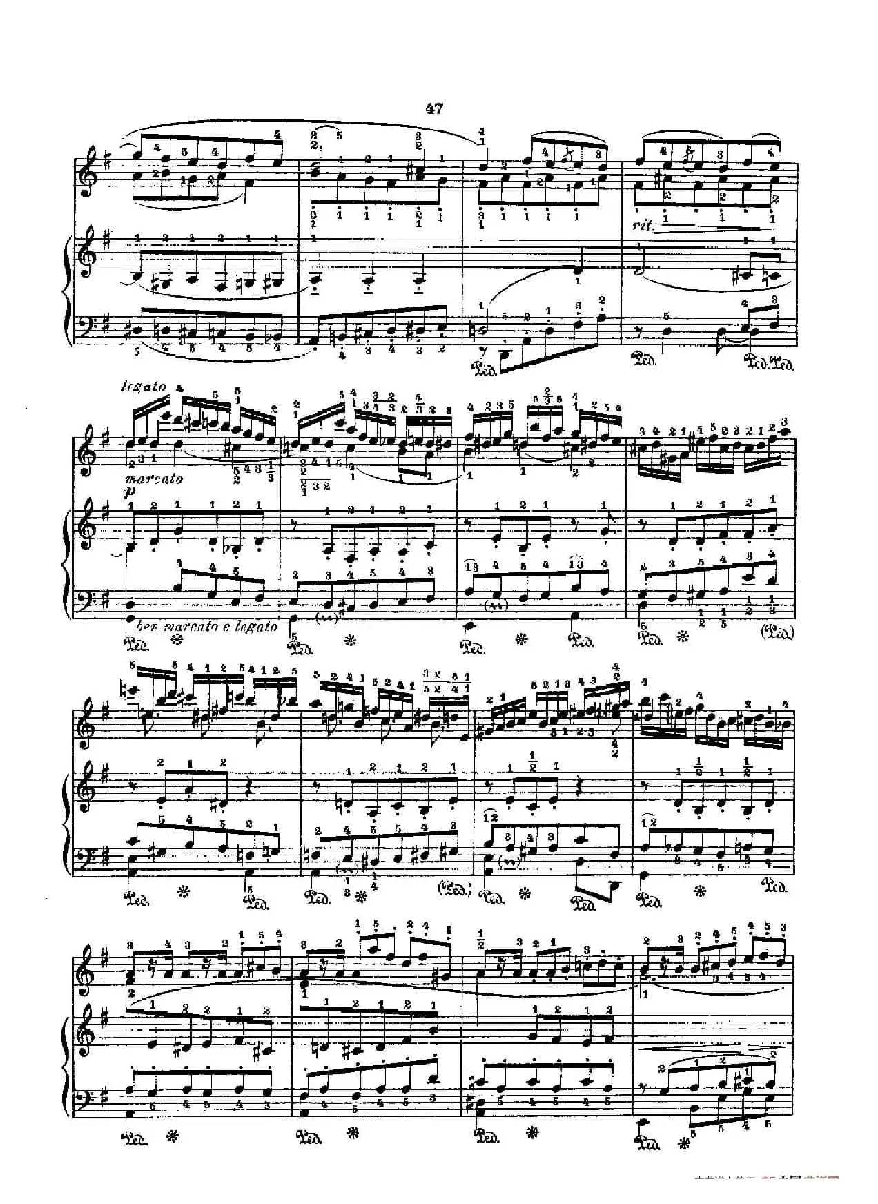 53首以肖邦练习曲为素材而作的练习曲（No.46）