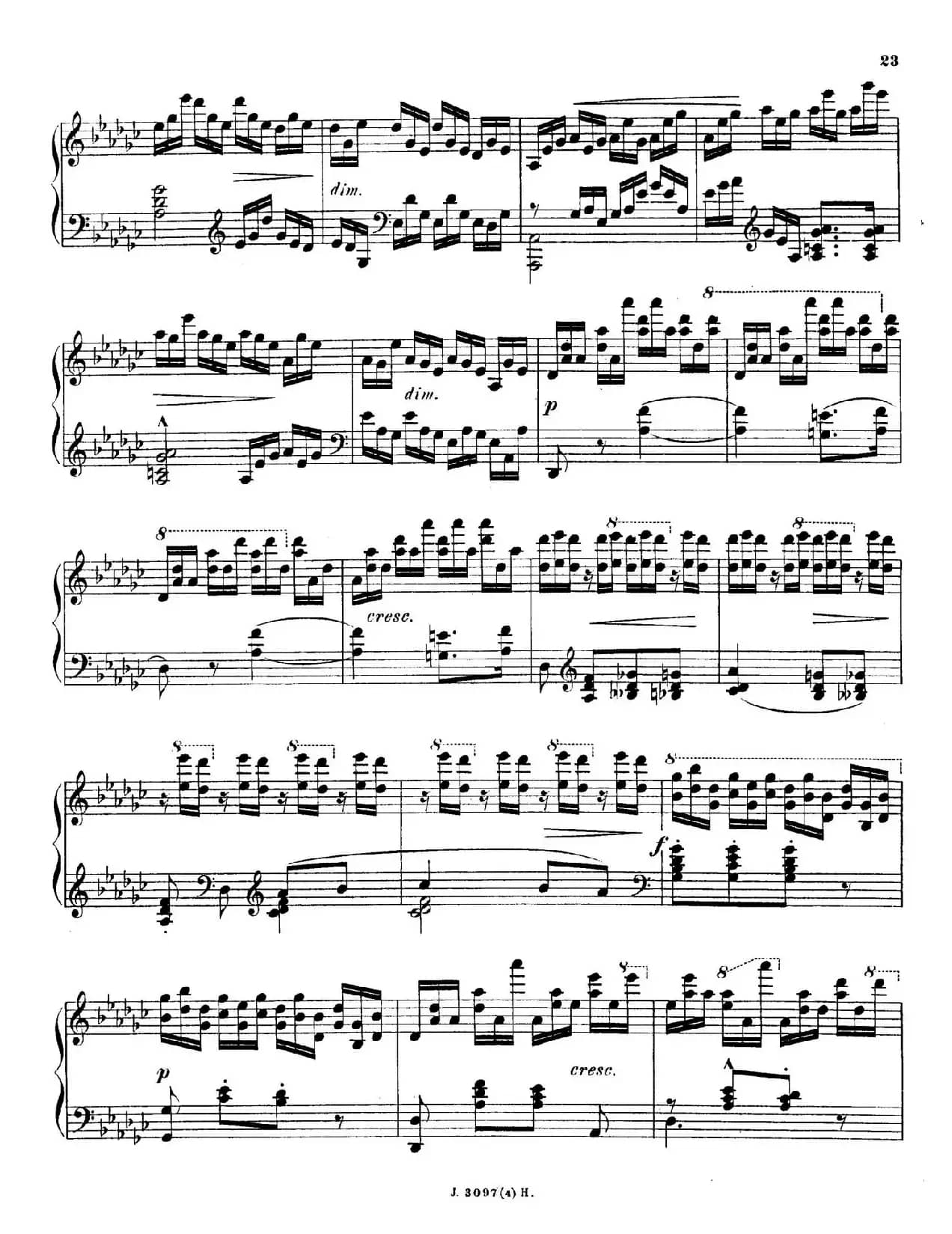 6 Etudes de Concert（6首音乐会练习曲·4）