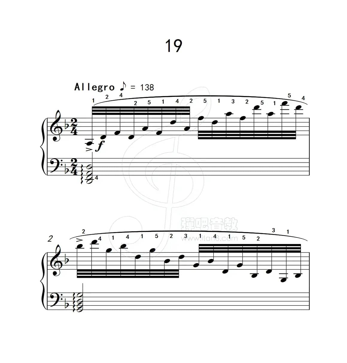 练习曲 19（克拉莫钢琴练习曲60首）