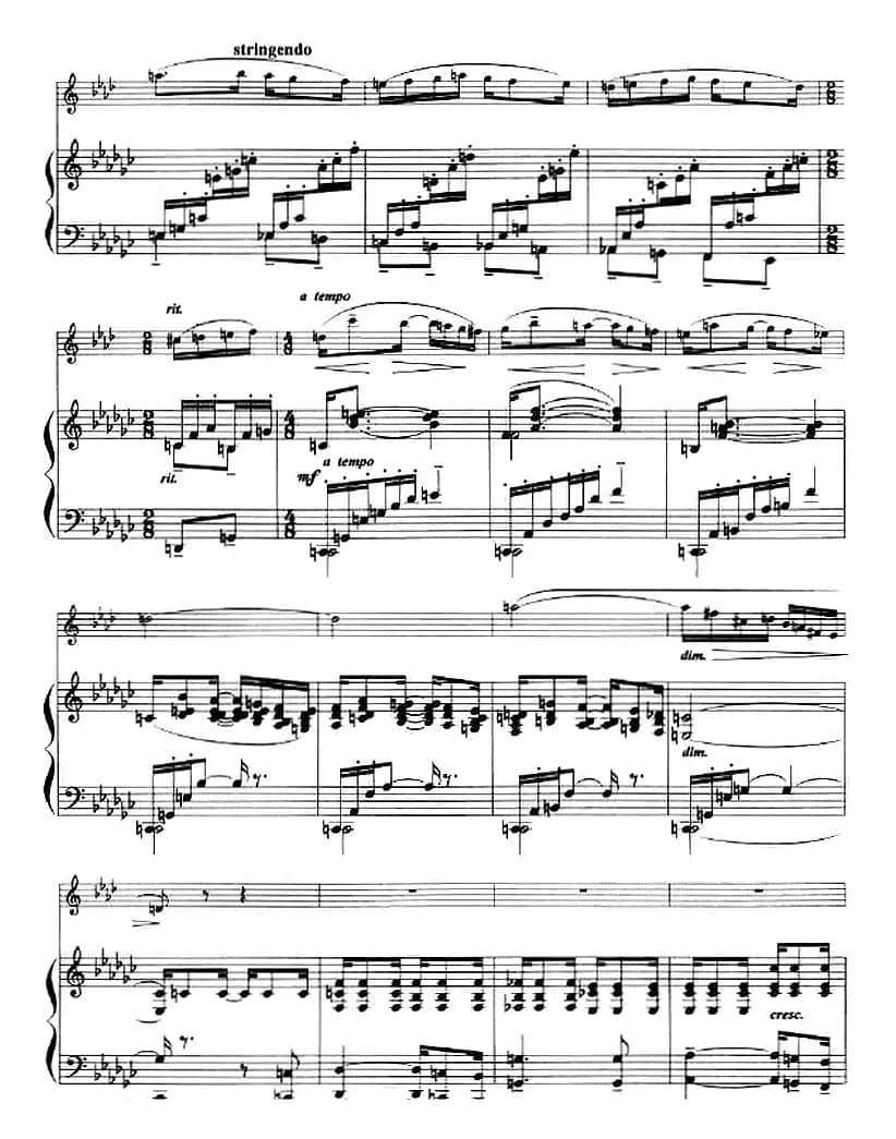 协奏曲（小号+钢琴伴奏）