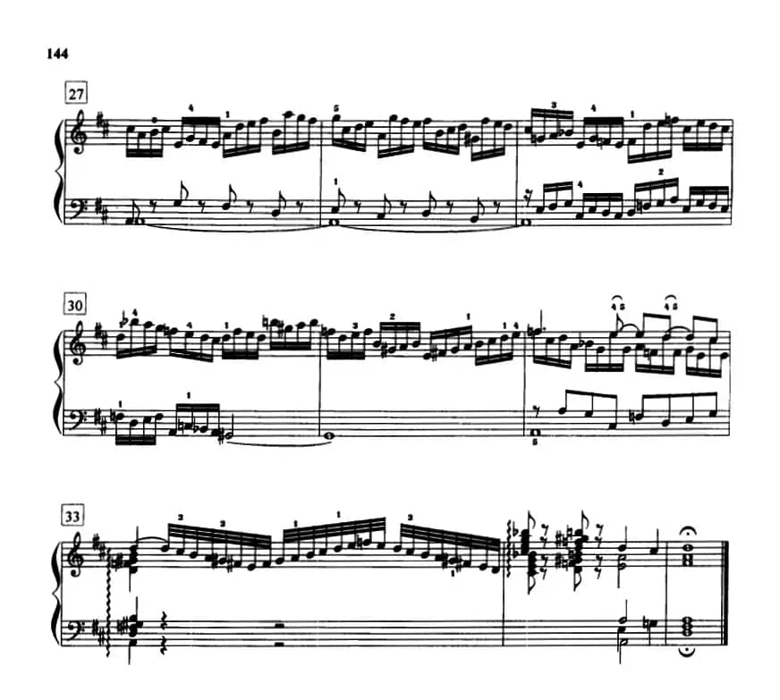 前奏曲与赋格（《平均律》1.No.5）