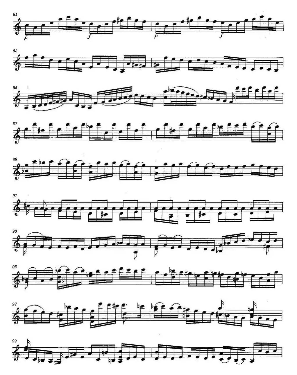 TOCCATA FOR SOLO VIOLIN