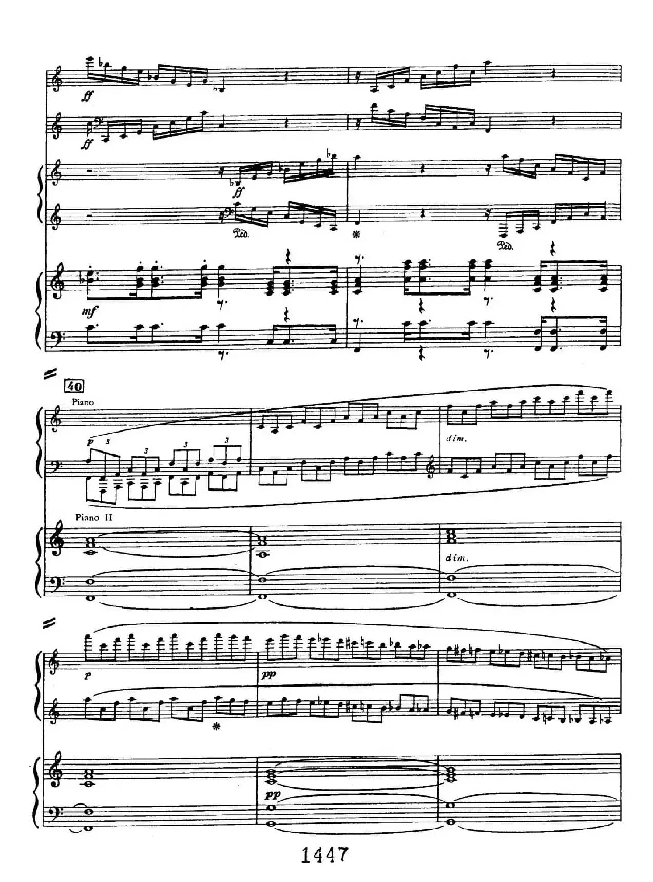 Triple Concerto in C Major Op.56(C大调三重协奏曲·双钢琴·Ⅰ)