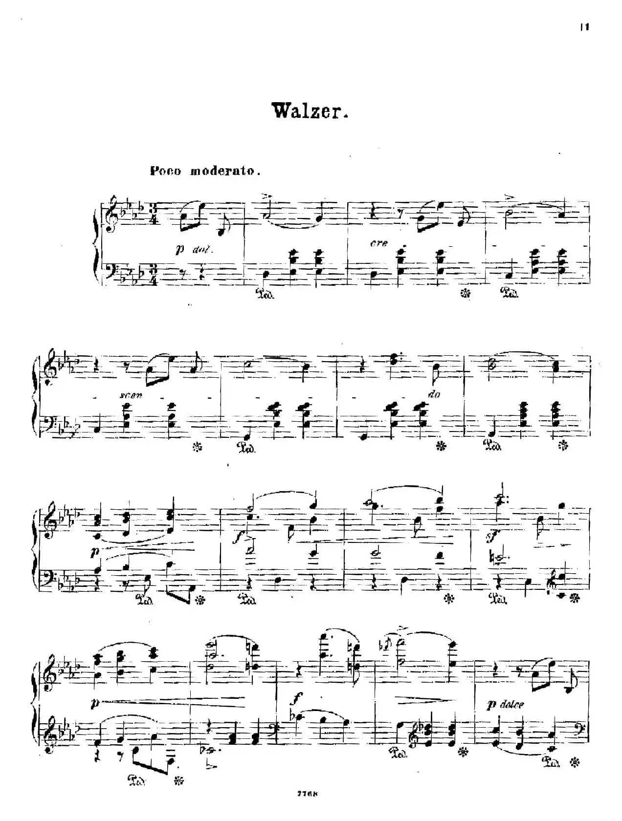 Phantasien Am Clavier Op.36（幻想曲集·第六首）