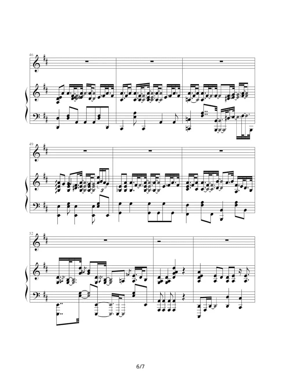 Kiss goodbye（钢琴伴奏谱）