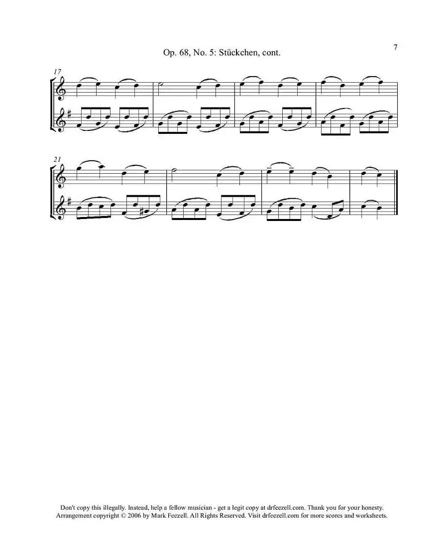 Robert Schumann-中音萨克斯练习曲