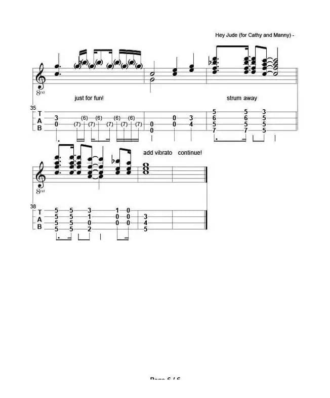 hey jude（尤克里里指弹独奏）