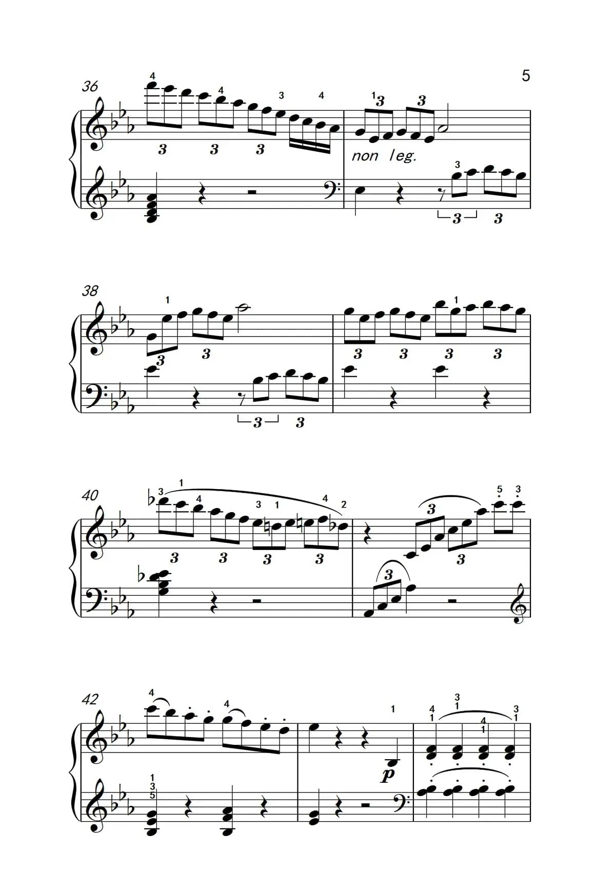 第八钢琴奏鸣曲（悲怆） 快板的回旋曲