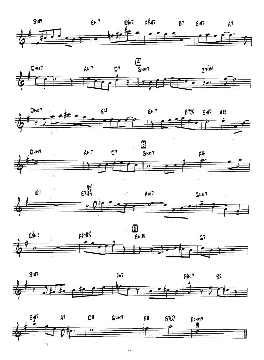 MALCOM'S TUNE（15首爵士练习曲之14）