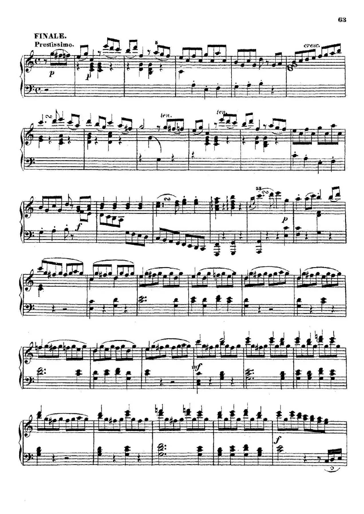 Piano Sonata No.4 in C Major Op.38(C大调第四钢琴奏鸣曲)