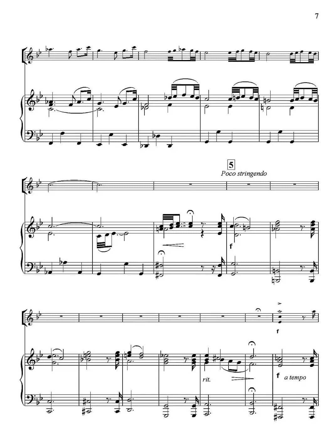 Adagio for Strings & Organ（柔板）（小提琴+钢琴伴奏）