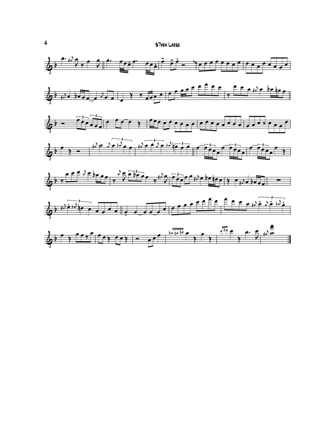 S7even Large（次中音萨克斯）