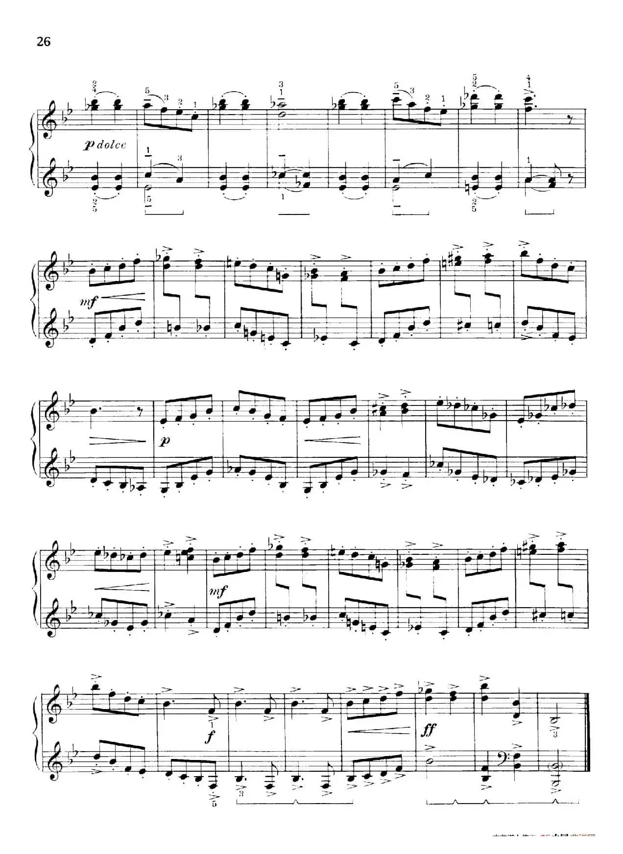 Thirty Pieces For Children Op.27（30首儿童钢琴曲 11—15）