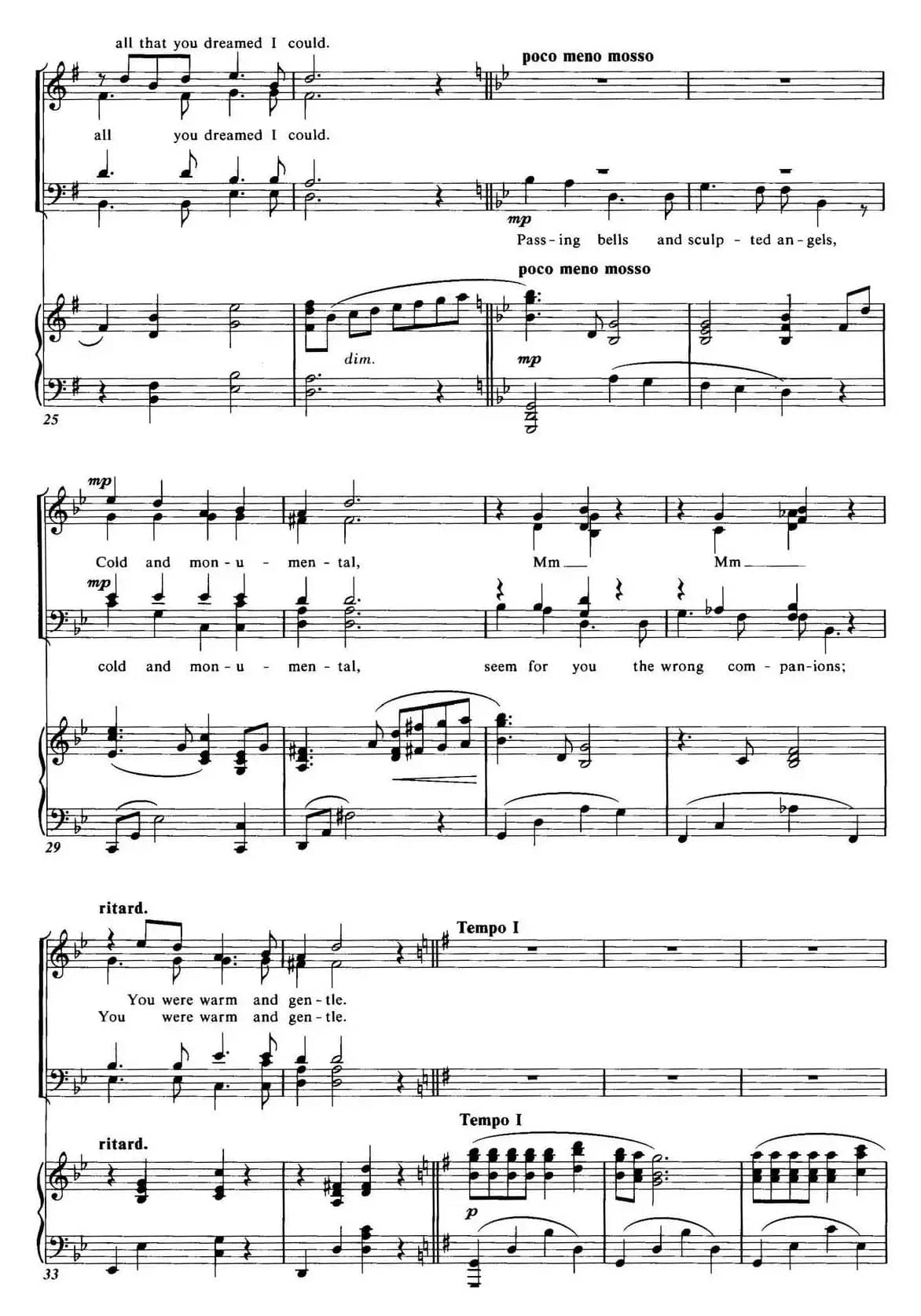 Choral Suite from The Phantom of the Opera(2 WISHING YOU WERE SOMEHOW HERE AGAIN、四重奏)
