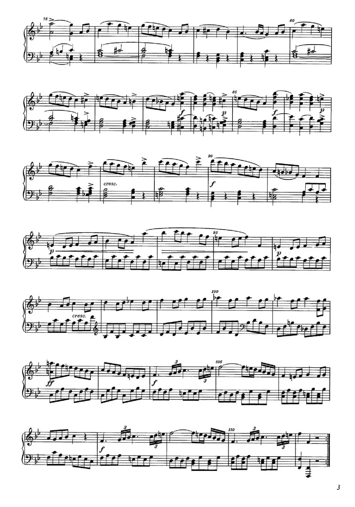 降B大调钢琴奏鸣曲 （Piano Sonata in B-flat Major Op.1）