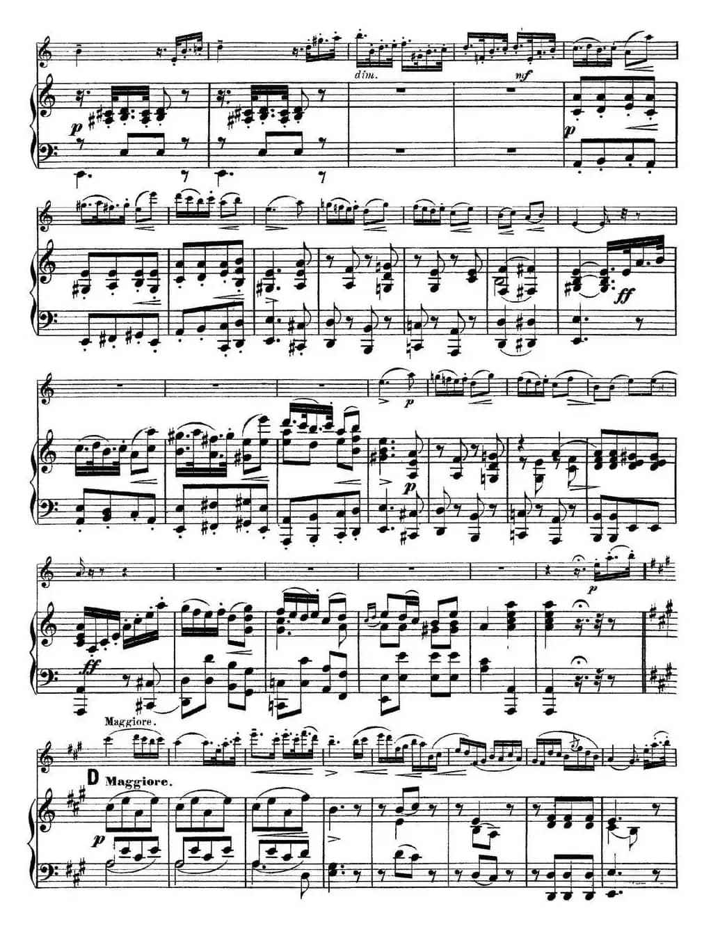 Rode Concerto No.7 in A Major（小提琴+钢琴伴奏）