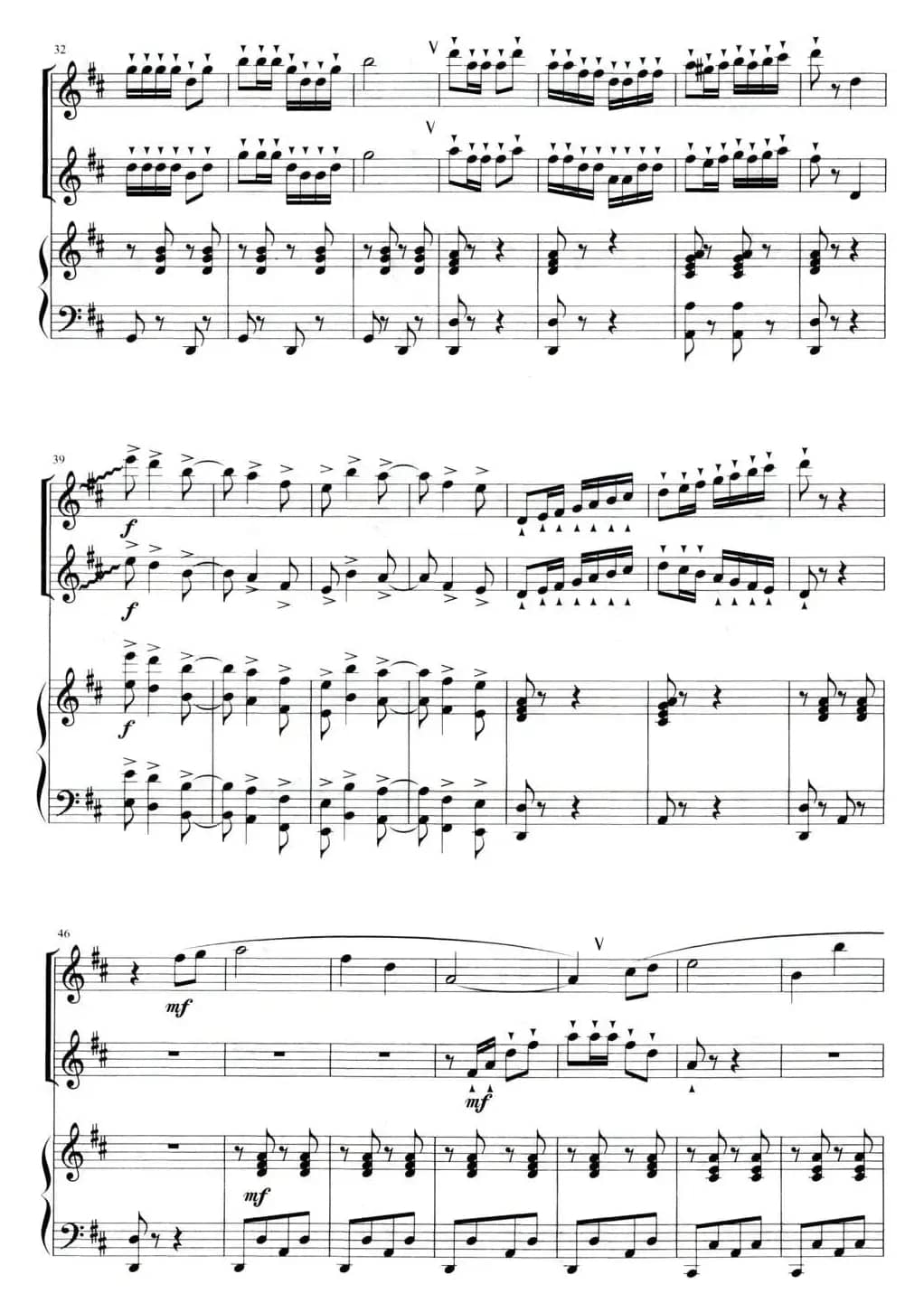 欢乐的校园（竹笛二重奏+钢琴伴奏）