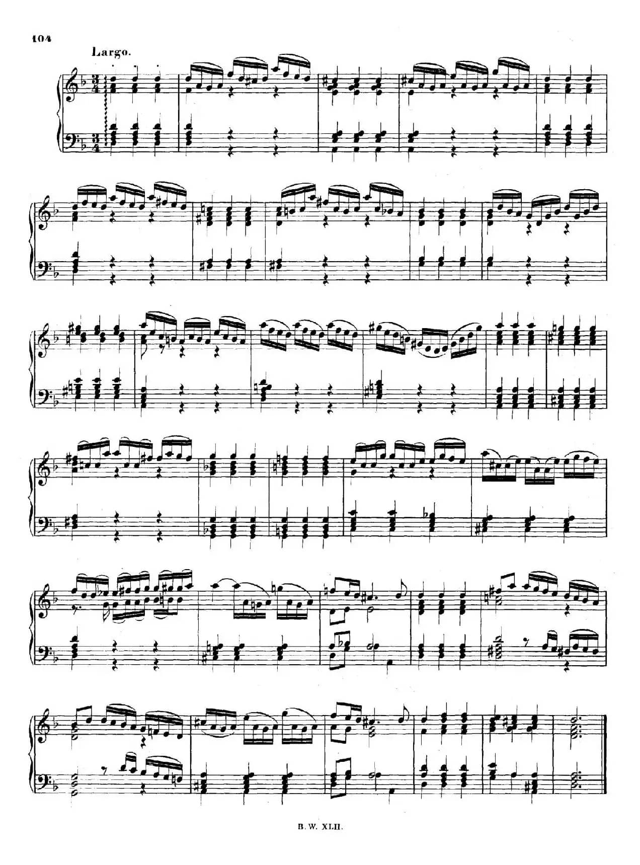 16 Concertos BWV 972-987(十六首为独奏古钢琴而作的协奏曲)(P41——50)