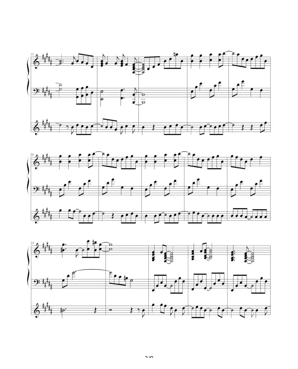 life is like a boat （生命如舟）（钢琴伴奏谱）