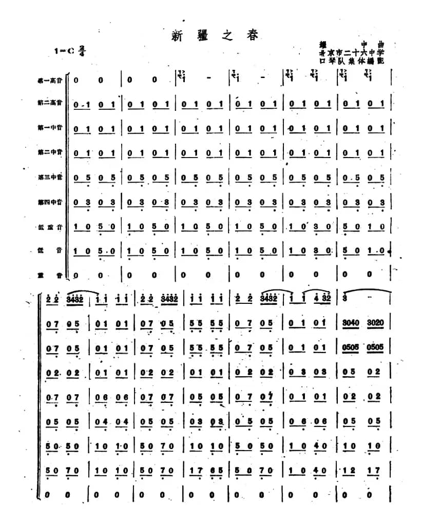 新疆之春（合奏）