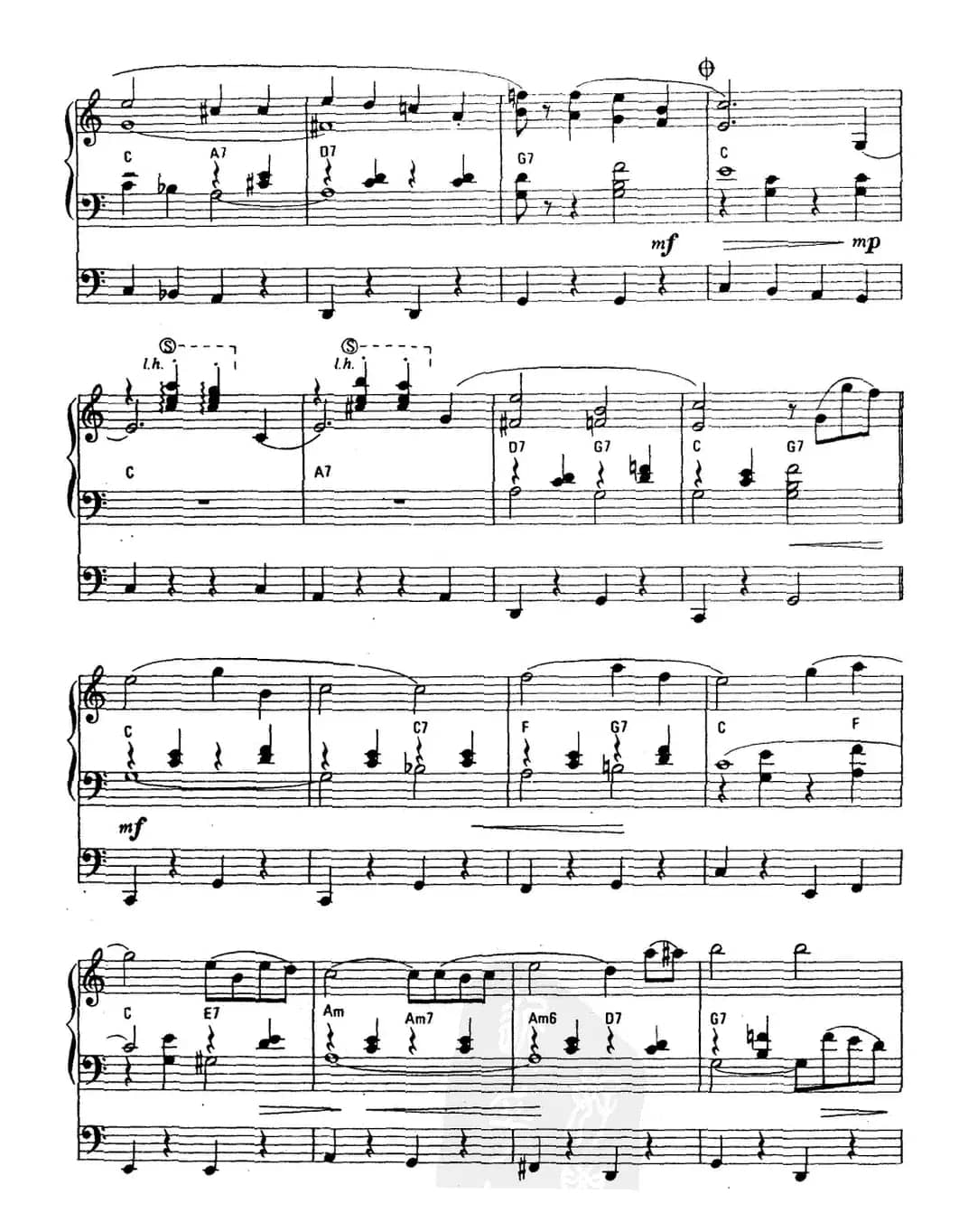 夏威夷的婚礼之歌（双排键电子琴）