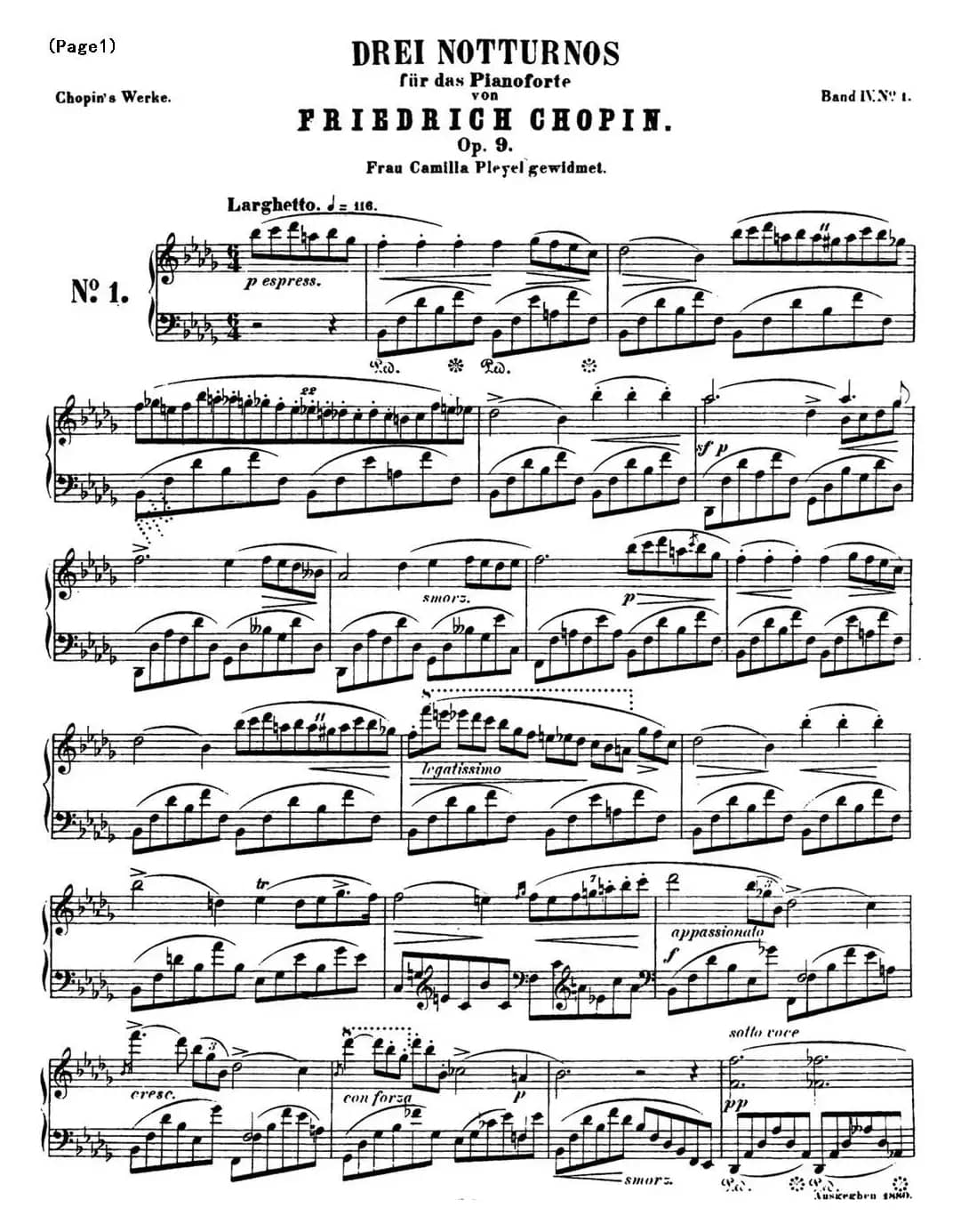 降b小调夜曲Op.9（NO.1）