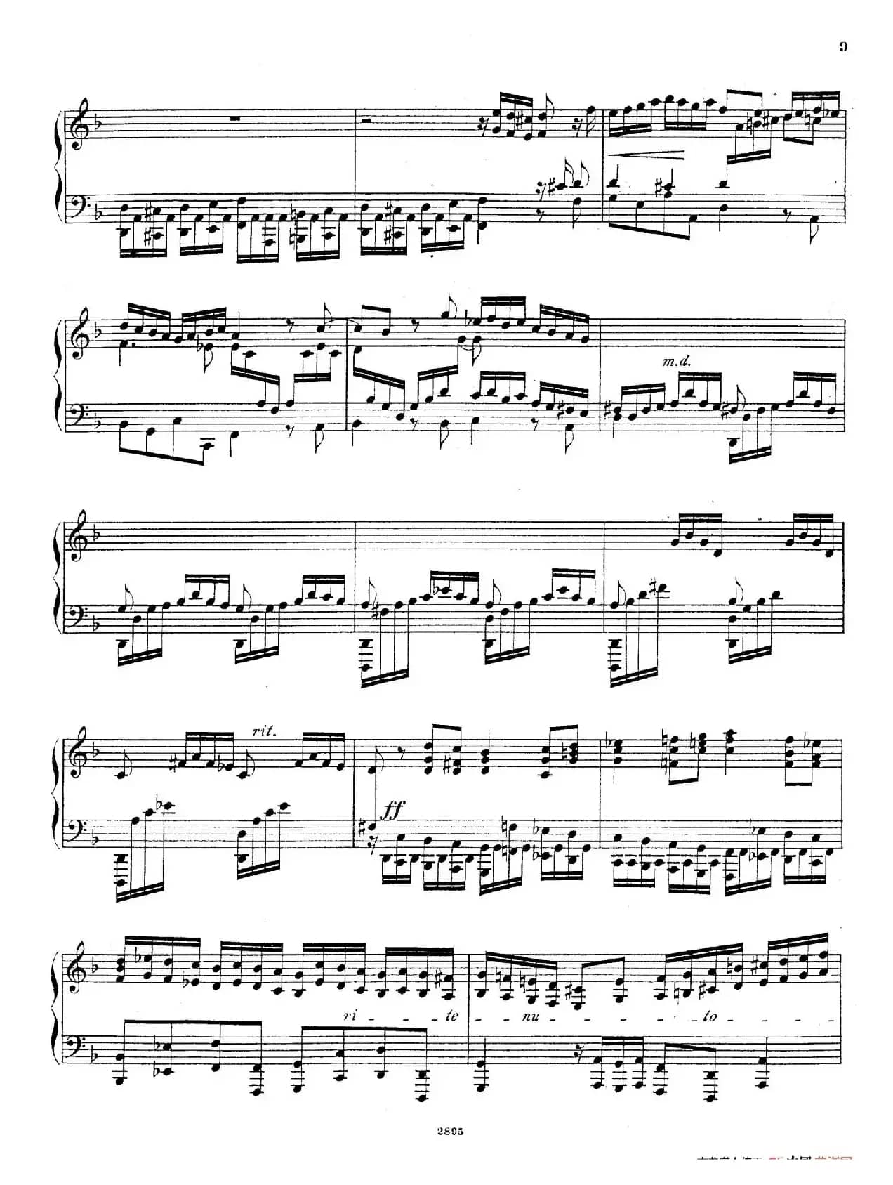 d小调托卡塔与赋格（BWV 565·布拉辛改编钢琴独奏版）