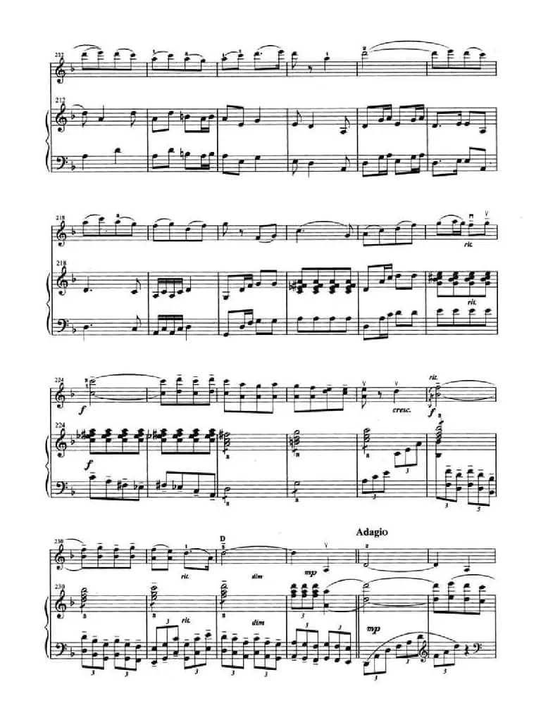 送行（小提琴+钢琴伴奏）