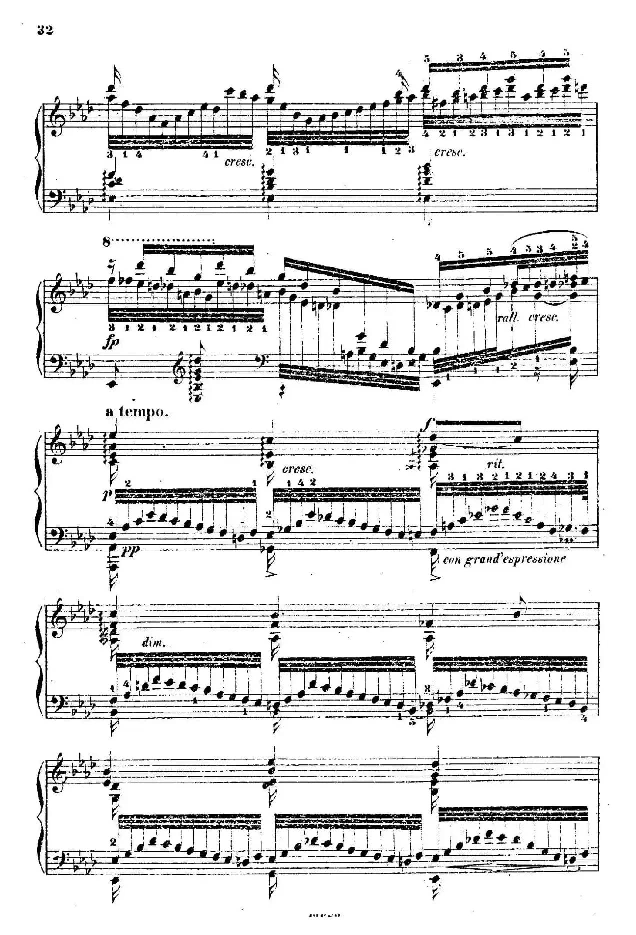 Douze Etudes de Salon Op.5（12首沙龙练习曲·6）