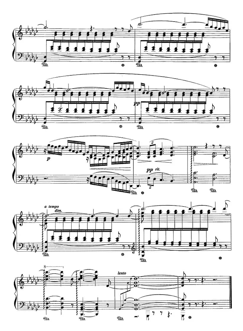 现代钢琴曲：21、夜曲