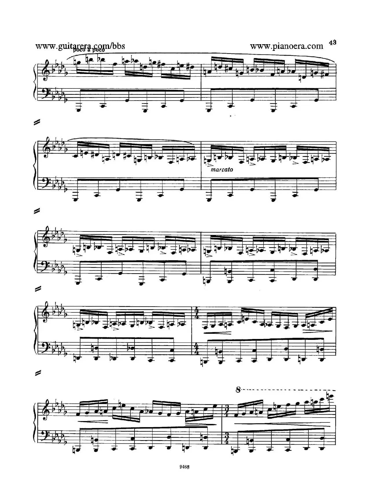 Piano Concerto in D-flat Major Op.37（降D大调钢琴协奏曲·Ⅰ·双钢琴）