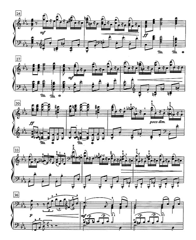 钢琴教程第七级 中外乐曲（七月——刈者之歌 《四季》Op.37 No.7）