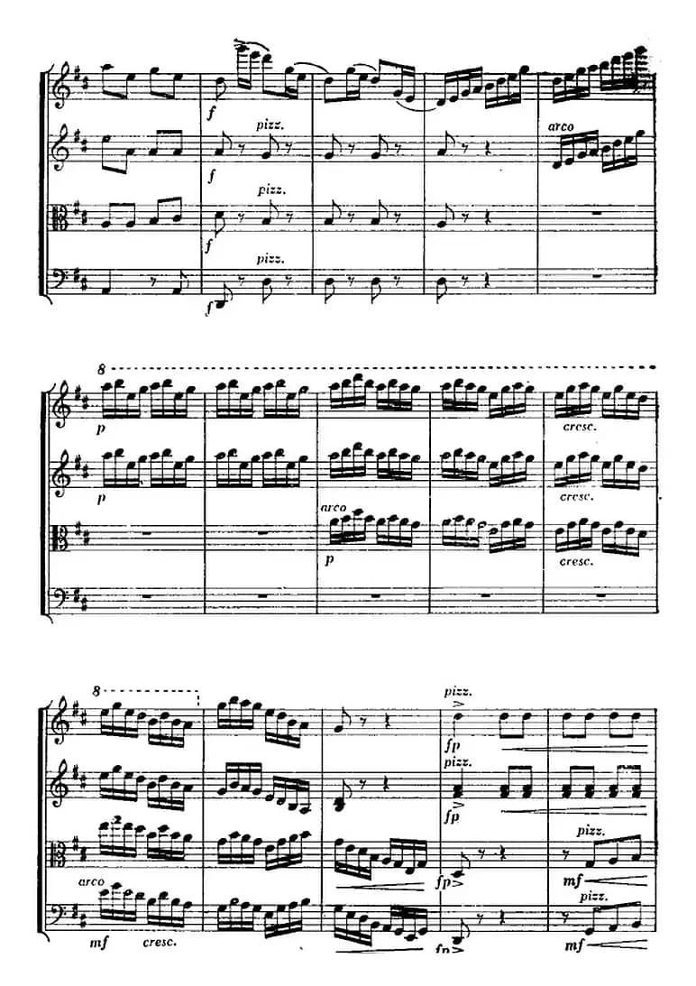 翻身道情（弦乐四重奏）