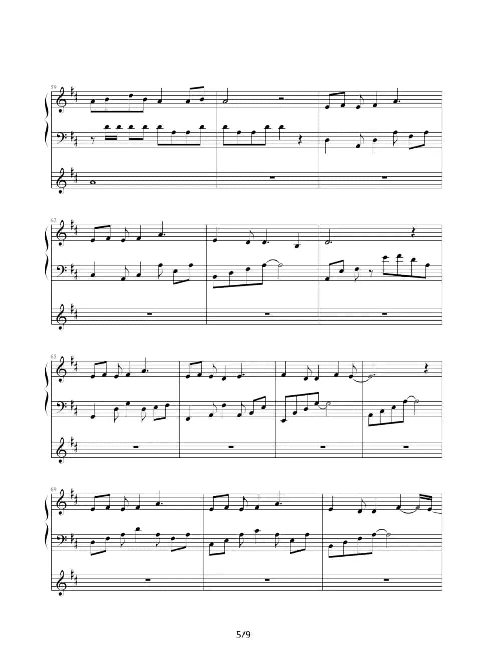 千里之外（钢琴弹唱谱）